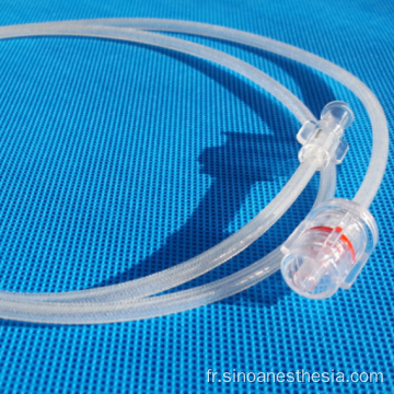 Tube prolongateur médical haute pression en PVC